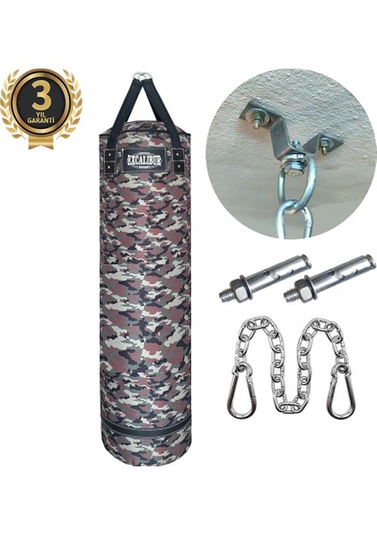 Polystar Boks Kum Torbası 135 x 35 cm Kamuflaj