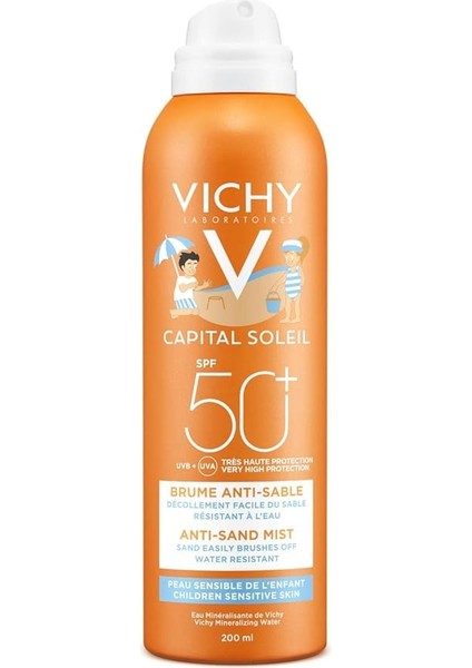 Ideal Soleil Anti Sand Enfant Sprey Spf 50+ 200ML