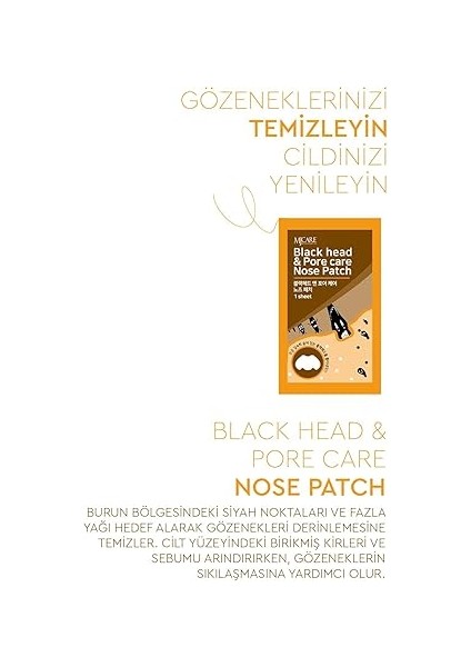 Nose Patch Siyah Nokta ve Gözenek Için Temizleyici Burun Bandı 10'lu fırsatları
