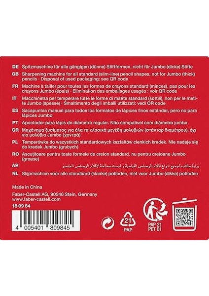 Masaüstü Kollu Kalemtıraş, Siyah, 8.4 mm Çaplı, Çocuk Korumalı, Kurşun ve Boya Kalemleri Için Uygun, Toplama Hazneli fiyatları