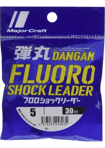 Craft Dangan Fluoro Shock Leader DFL-1.25/0.185MM./5LB/3.05KG./30MT.
