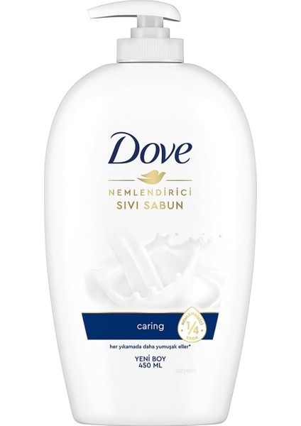 Nemlendirici Sıvı Sabun Caring 450 ml
