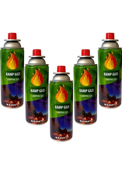 5 Li Kamp Ocağı Tüpü Pürmüz Gaz Kartuş Seti Beşli Pürmüz Gazı 5 Adet Kamp Gazı Kartuş Seti