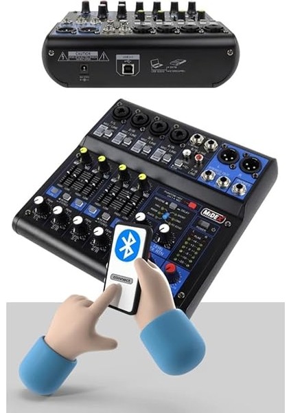 Mix Paket-4 Stüdyo Youtuber Podcast Kayıt Ekipman Seti Cx1 Mikrofon MDX-06FXU Mixer indirimleri