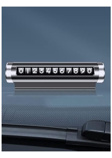 Alüminyum Kasa Çevirmeli Araç Içi Park Telefon Numaratör Park Numarası Parkmatik Araç Torpido Üstü Parktel Telefon Yazısı Siyah Onbnl indirimleri