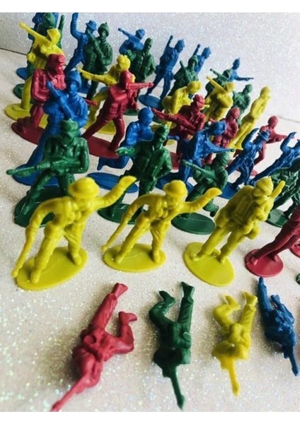 Asker Seti Oyuncak Toplam 44 Parça Kurşun Asker