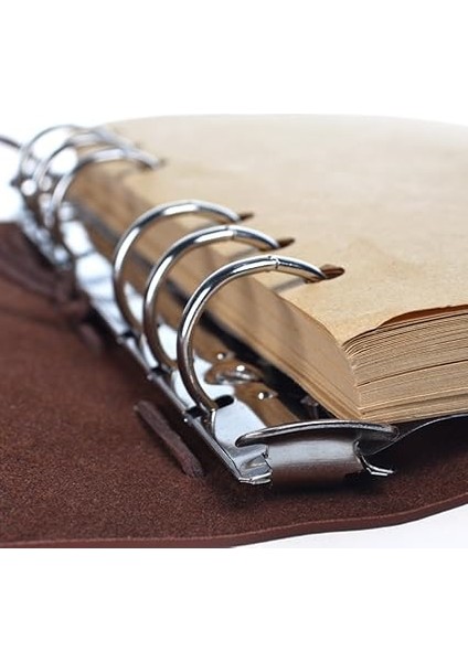 Vintage Doldurulabilir Notebook, Birinci Sınıf Pu-Deri Klasik Kabartmalı Travel Journal Günlük Boş Sayfa ve Retro Kolye Ucu fırsatları