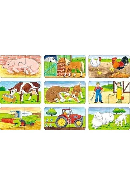 73337 Puzzle Çiftlik, 9 x 2 Parça fiyatları