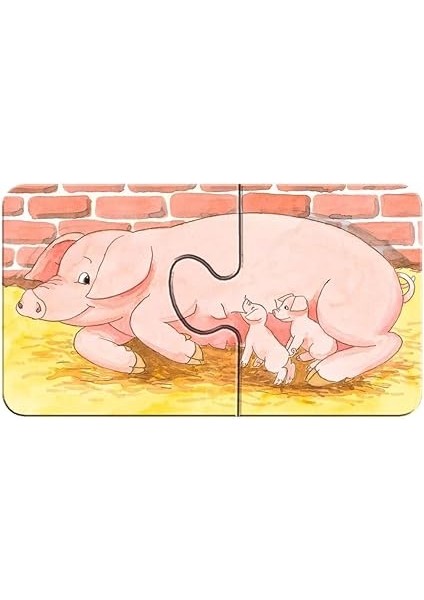 73337 Puzzle Çiftlik, 9 x 2 Parça fırsatları