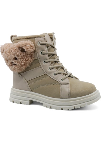 Trave Su ve Soğuk Dayanıklı Ortopedik Kaymaz Taban Köpek Aksesuarlı Fermuarlı Kışlık Çocuk Bot