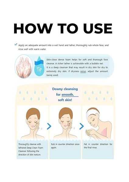 Gözenekleri Derinlemesine Temizleyen Yüz Yıkama Köpüğü Deep Clean Foam Cleanser indirimleri