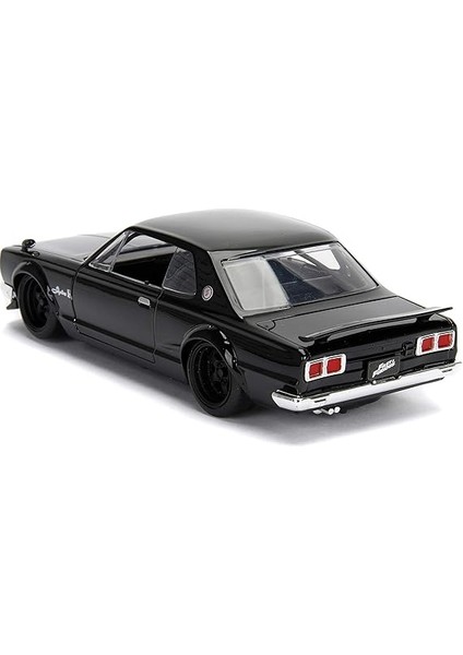 253203004, Hızlı ve Öfkeli 1971 Nissan Skyline 1:24, Die-Cast( Metal ), Açılabilir Bagaj Kaput ve Kapılar, Fast &amp; Furious 1971 Nissan Skyline modelleri