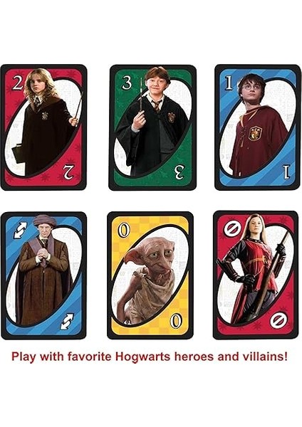 Games Uno Harry Potter™ Unoò Harry Potter™ Kart Oyunu, Film Temalı 112 Kartlık Deste, 7 Yaş ve Üzeri Için FNC42 fırsatları