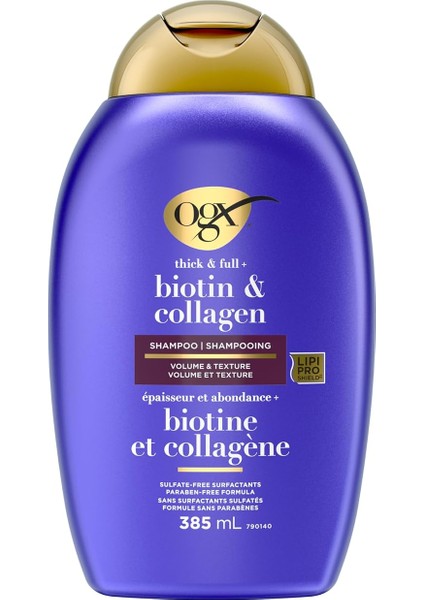 Dolgunlaştırıcı Biotin &amp; Kolajen Şampuan, 385 ml