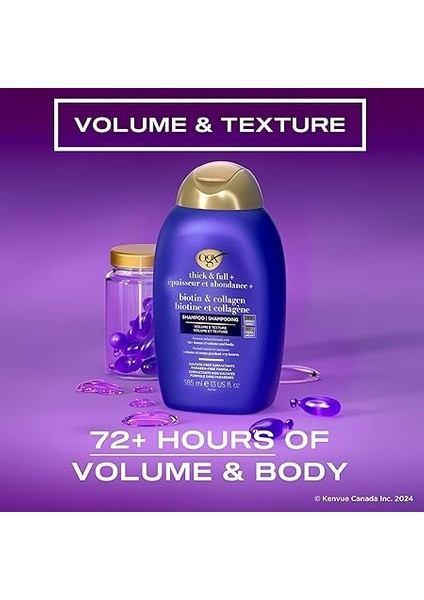 Dolgunlaştırıcı Biotin &amp; Kolajen Şampuan, 385 ml fırsatları