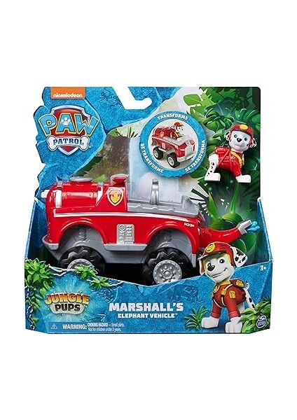 Patrol Jungle Pups Marshall Figürlü Fil Aracı (Temel Araç), 3 Yaşından Büyük Çocuklar Için Oyuncak modelleri