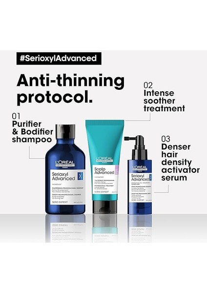 Professionnel Paris Serie Expert Serioxyl Advanced Yoğunluk Kazandıran Şampuan 300ML fırsatları