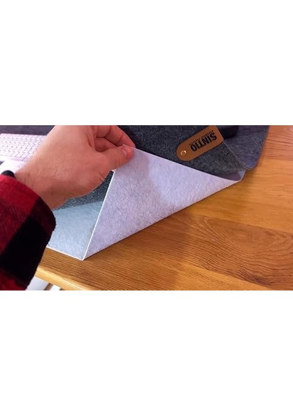 Keçe Mousepad Kaydırmaz Taban Ilaveli, Oyuncu Gamer Mouse Pad, Büyük Boy Large Ofis Tipi Mouse Ped, Fare Altlığı, Düz Masa Koruyucu Klavye Altı Mousepad (Antrasit, 40X90) modelleri