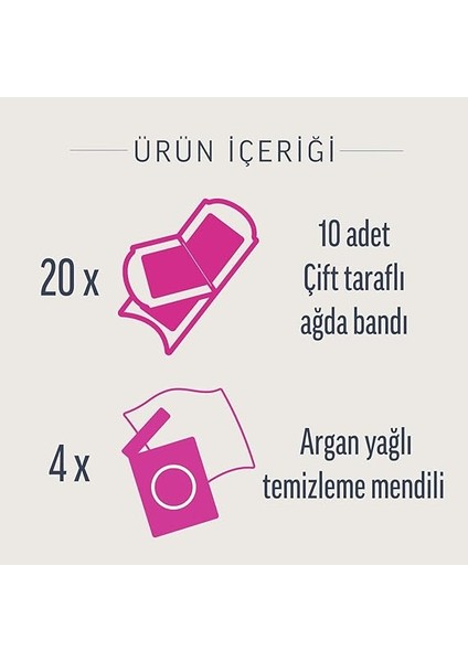 Pure Hipoalerjenik Yüz Ağda Bandı, (2 x 20 Adet) modelleri