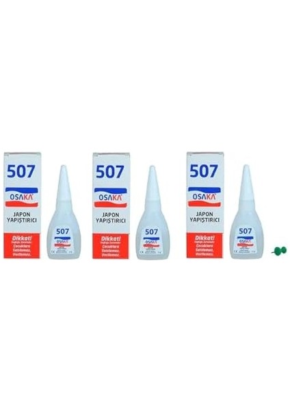 Süper Yapıştırıcı 17GR 3 Adet Set