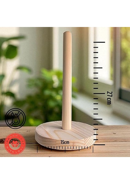 ve Kağıt Havluluk – Doğal Masif Ahşap Napkin Holder ve Paper Towel Dispenser – Mutfak Dekoru, Doğal Ahşap Ürün fırsatları