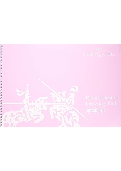 Resim Defteri, 35X50 Cm, 30 Yaprak, Spiral Cilt, Pp Kapak, 120G Kaliteli Kağıt, Asorti Renkler, Dayanıklı ve Çevre Dostu