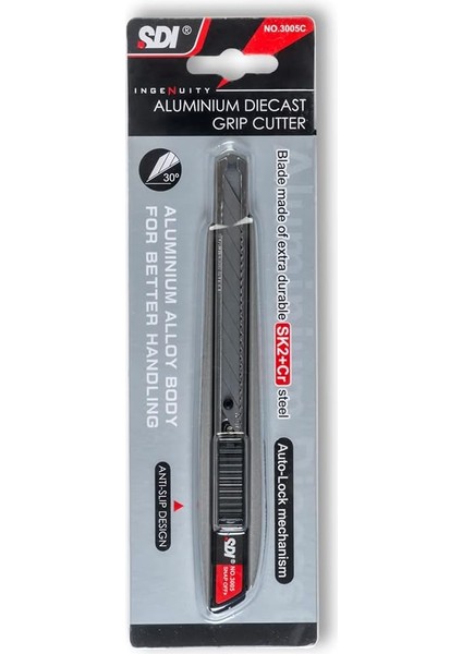 Maket Bıçağı Dar Metal Gövde 3005C