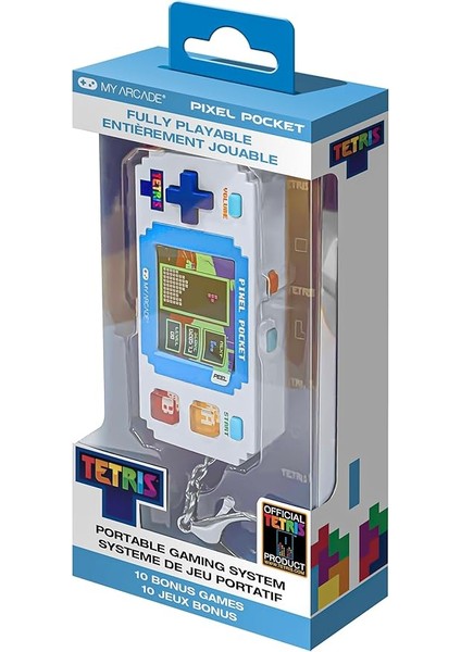 Arcade Pıxel Pocket Tetrıs Retro Konsol 11 Oyun