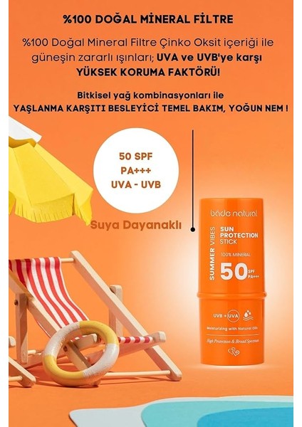Natural 50 Spf Güneş Koruyucu Stick modelleri