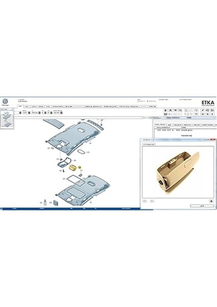 Golf 5 / Golf 6 (2004 &GT;2012) Ile Uyumlu Tavan Gözlük Kabı 1K0868837E 7g8 / 1K0868837G 7g8 / 1K0868837E 95T / 1K0868837G 95T / 1K0868837 Bej Renk fiyatları