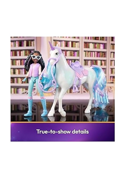 Academy Layla ve Tek Boynuzlu At Glacier Seti – Sevilen Netflix Dizisinden Yaklaşık 12 cm Orijinal Figürler, 4 Yaş+ Için modelleri