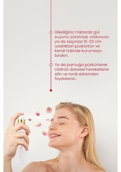 Natural Doğal Nemlendirici Tonik Gül Suyu 1 Paket (1 x 100 Ml) fırsatları