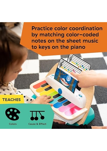 Einstein ve Hape Magic Touch Piyano Ahşap Müzikli Yürümeye Başlayan Oyuncağı, 6 Ay ve Üzeri modelleri
