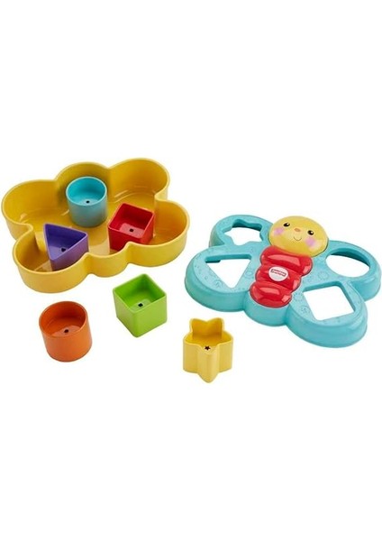 Şekil Eşleştirme Arkadaşı Kelebek Fisher-Price Şekil Eşleştirme Arkadaşı Kelebek, 6 Bloklu, Şekil Eşleştirme Oyunu CDC22 CDC22 fırsatları