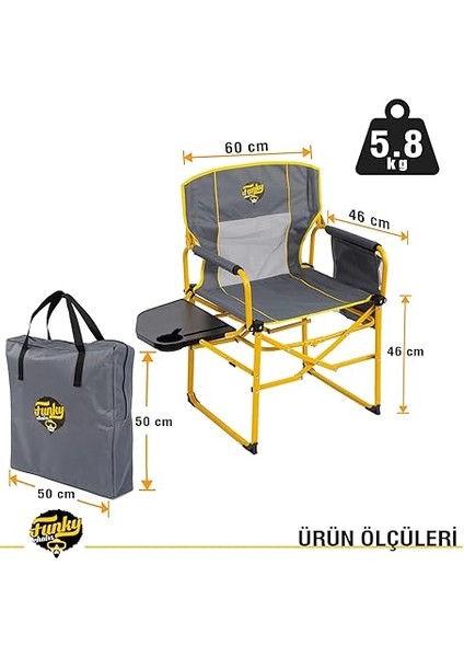 Chaırs Extra Katlanabilir Xl Kamp Koltuğu - Sarı fiyatları