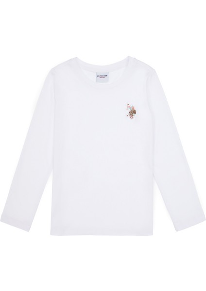 Kız Çocuk Beyaz Tişört 50317915-VR013 fiyatları