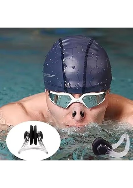 2 Takım Siyah Kulak ve Burun Tıkayıcı Havuz Seti | Silikon Yüzücü Tıkaç Seti – Burun Klipsi &amp; Kulak Tıpası | Yetişkin &amp; Çocuklar Için | Yüzme, Duş, Sörf ve Su Sporları Için | Saklama Kutulu fırsatları