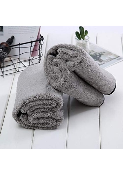 Süper Emici Oto Kurulama Bezi Araç Temizlik Havlusu Mikrofiber Temizleme Bezi Araba Yıkama Süngeri (50X70CM) (Gri) fiyatları