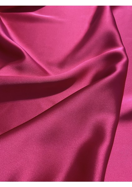 Fuşya Pembe 82CM Midi Boy Şık Saten Etek modelleri