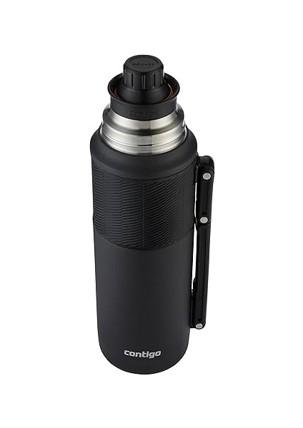 Thermal Bardaklı Çelik Termos 1.2l Siyah modelleri