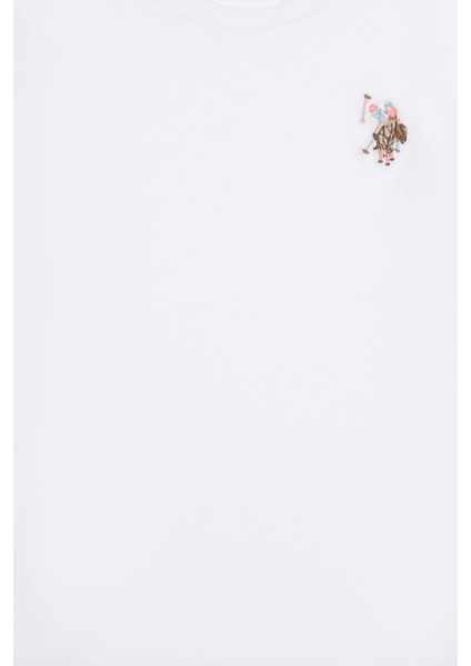 Kız Çocuk Beyaz Tişört 50317915-VR013 fırsatları