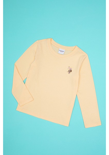 Kız Çocuk Yavruağzı Tişört 50317915-VR053