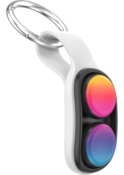 Poppuck Trick Magnet | Manyetik Oyuncak | Stres Oyuncağı | Anahtarlık | Çanta Klipsi (Beyaz)