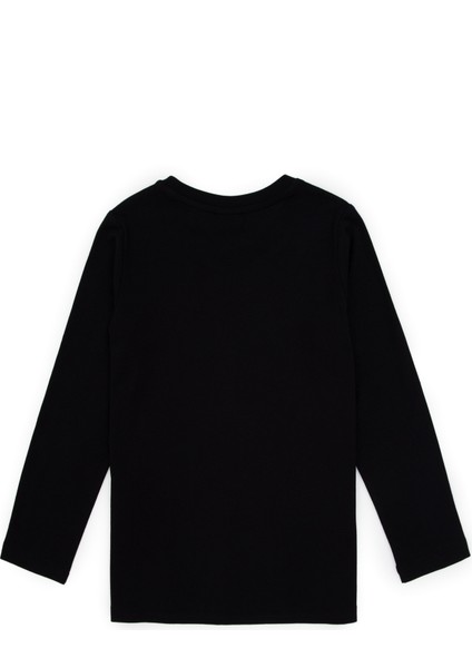 Kız Çocuk Siyah Tişört 50317915-VR046 fiyatları