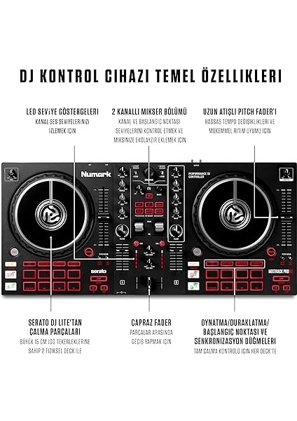 Mixtrack Pro Fx 2 Deck Dj Controller modelleri