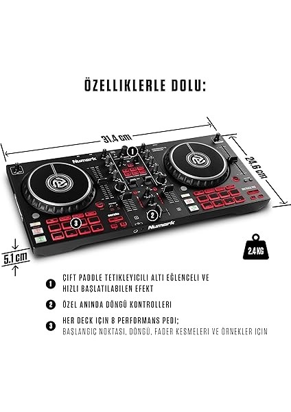 Mixtrack Pro Fx 2 Deck Dj Controller indirimleri