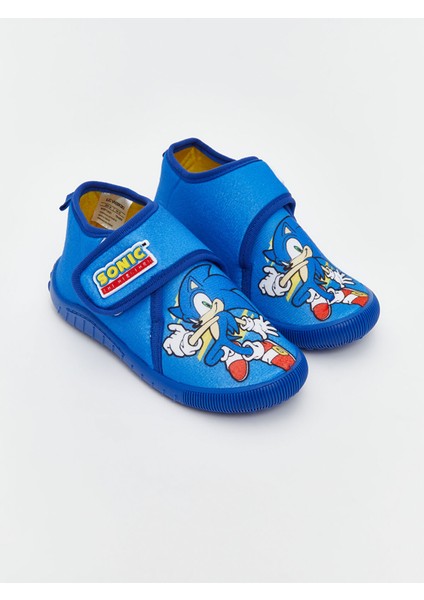 Yeni Sezon Sonic Baskılı Erkek Çocuk Panduf