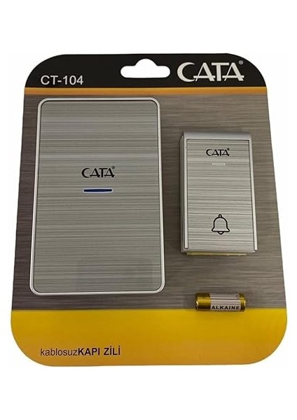 Uzaktan Kumandalı Zil CT-104 Lüx Model LED Işıklı HSPLİNM-4043