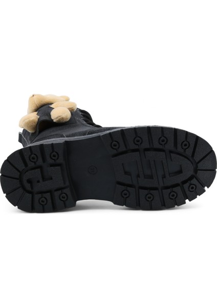 Neom Su ve Soğuk Dayanıklı Ortopedik Kaymaz Taban Ayıcık Aksesuarlı Fermuarlı Kışlık Çocuk Bot modelleri