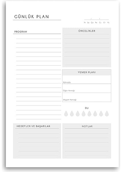 Tanıtım 3'lü Masaüstü Planlayıcı Set (Günlük, Haftalık, Aylık Planlayıcı) fırsatları